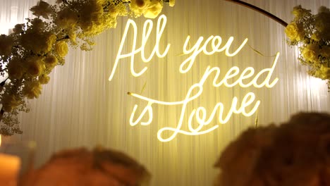 "All-you-need-is-love"---neon-sign-hanging-on-a-decorative-wall