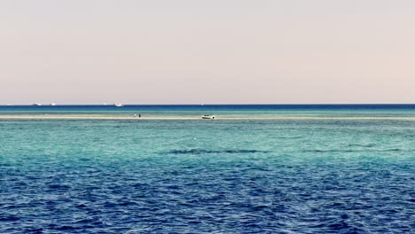 Tourists-Stop-At-A-Sandbar-In-The-Red-Sea-In-Egypt