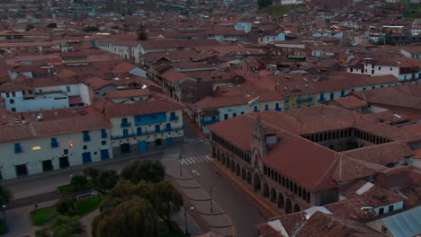 Plaza-Regocijo-And-Museum-of-Contemporary-Art-of-the-Municipality-Of-Cusco,-Peru
