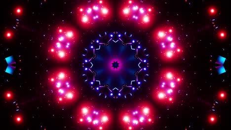 Abstrakte-Bunte-Kaleidoskop-Ornament-Muster-Schleife-4k-Visuals