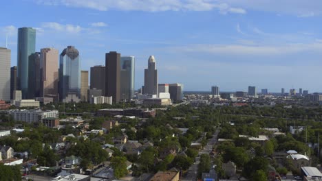 Drohnenaufnahme-Der-Innenstadt-Von-Houston,-Texas-Und-Umgebung