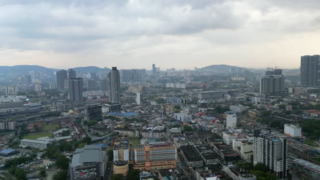 Southern-Kuala-Lumpur-City-On-A-Cloudy-Day-Tracking-In