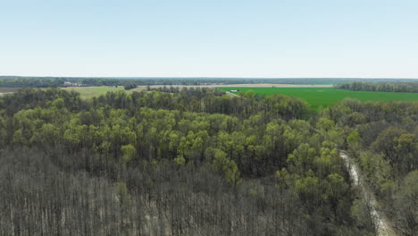 Paisaje-Natural-Del-Refugio-Nacional-De-Vida-Silvestre-Lower-Hatkie-En-Tennessee,-Estados-Unidos