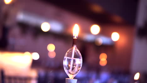 decorative-restaurant-
closeup-on-decor-candle-table