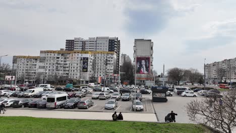 Republik-Moldau-Hauptstadt-Chisinau-Stadtzentrum-Osteuropa