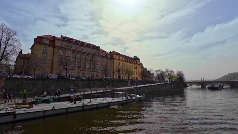 Historical-building-of-Faculty-of-Law-on-Dvorak`s-Embankment-at-Vltava-River