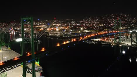 Rising-aerial-over-Vincent-Thomas-Bridge-in-San-Pedro-at-night