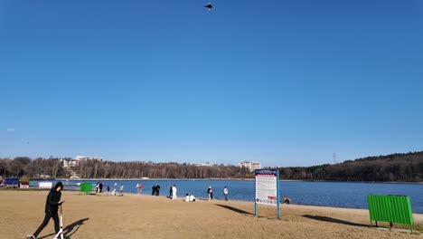 Valea-Morilor-recreational-park-lake-artificial-beach-Chisinau-Republic-of-Moldova