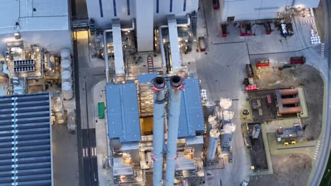 Enfinium-ferrybridge-UK-Decarbonisation-power-stations-drone,aerial-high-point-of-view