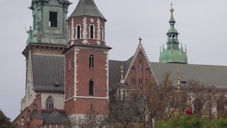 Church-in-Wawel-Royal-Castle-in-Krakow,-Poland