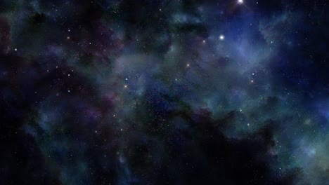 Vista-De-La-Nebulosa-Repleta-De-Estrellas,-El-Universo