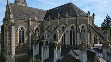 Saint-Remi-or-Saint-Remy-church,-Château-Gontier-in-France