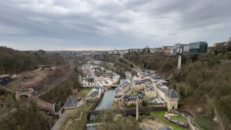 Luxemburg-Altstadt-Stadtansicht