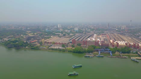 Aerial-view-of-Howrah-railway-station-Day-and-Night