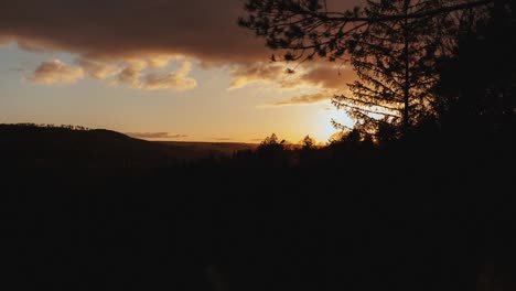 Sonnenuntergang-Im-Frühlingshaften-Schwarzwald-Mit-Tollen-Farben