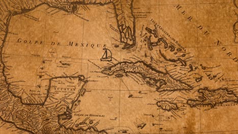 Historical-map-of-the-Gulf-of-Mexico-and-Caribbean