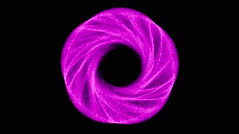 Visual-effects,-VFX,-purple-circle-portal-on-black-background-3D-animation