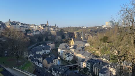 Old-town-city-view-in-luxembourg