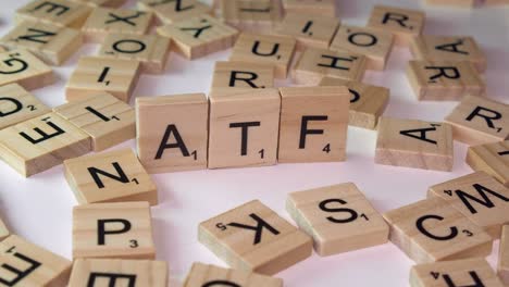 Close-up-Scrabble-letter-tiles-form-USA-Govt-agency-acronym-of-ATF