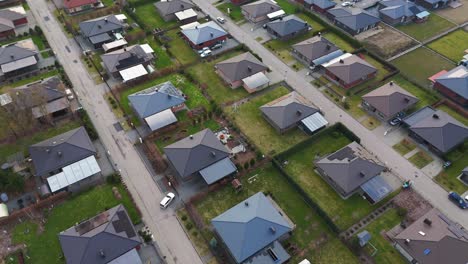 Aerial-view-of-residential-houses-at-early-spring