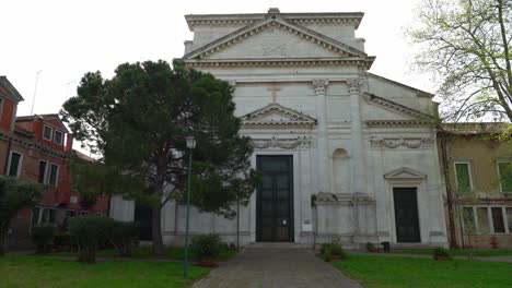 Basilica-di-San-Pietro-di-Castello-of-Venice-in-early-Morning