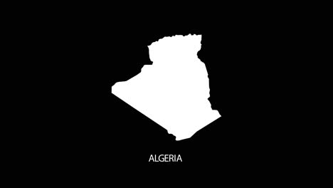 Digital-revealing-and-zooming-in-on-Algeria-Country-Map-Alpha-video-with-Country-Name-revealing-background-|-Algeria-country-Map-and-title-revealing-alpha-video-for-editing-template-conceptual