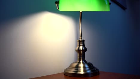 Green-Reading-Lamp-in-a-luxury-room