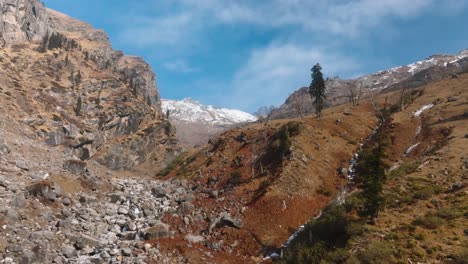 Imágenes-De-Lahaul,-Valle-De-Spiti-Que-Muestran-Los-Colores-De-Las-Montañas-Heladas-Del-Himalaya.