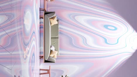 vertical-of-liquid-psychedelic-light-effect-in-modern-living-room-house-interior-design-3d-rendering-animation