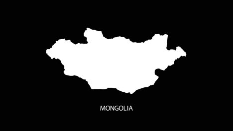 Digital-revealing-and-zooming-in-on-Mongolia-Country-Map-Alpha-video-with-Country-Name-revealing-background-|-Mongolia-country-Map-and-title-revealing-alpha-video-for-editing-template-conceptual