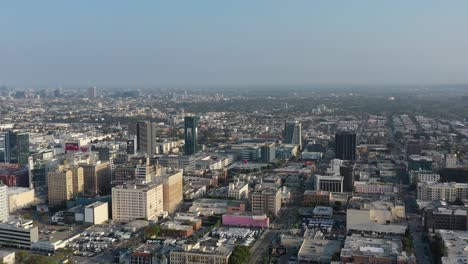 Downtown-Hollywood-California-USA---Aerial-View