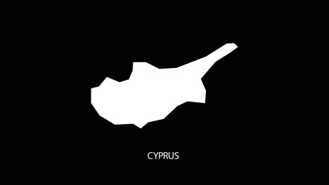 Digital-revealing-and-zooming-in-on-Cyprus-Country-Map-Alpha-video-with-Country-Name-revealing-background-|-Cyprus-country-Map-and-title-revealing-alpha-video-for-editing-template-conceptual
