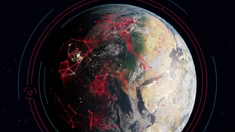 earth-globe-view-from-the-space-with-electromagnetic-pollution-field-connection-internet-between-city-and-light-pollution-3d-rendering-animation