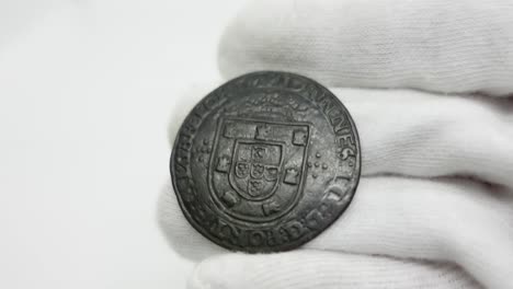 Old-Coins.-Portuguese-Copper-Coin-46