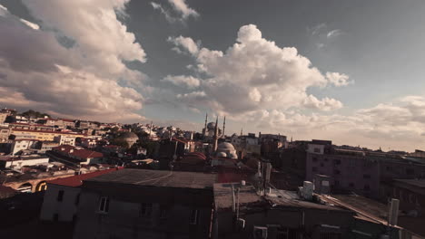 The-old-city-of-Istanbul-in-the-Fatih-area-above-a-popular-market-FPV-Drone