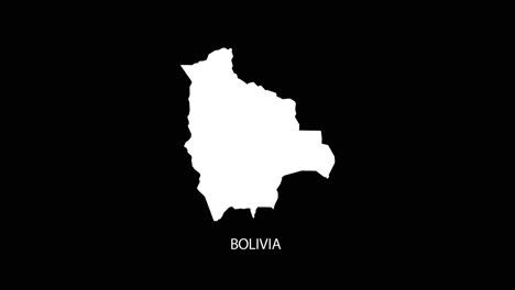 Digital-revealing-and-zooming-in-on-Bolivia-Country-Map-Alpha-video-with-Country-Name-revealing-background-|-Bolivia-country-Map-and-title-revealing-alpha-video-for-editing-template-conceptual