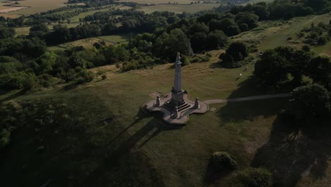 an-orbit-of-a-hillside-monument-in-the-countryside