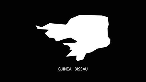 Digital-revealing-and-zooming-in-on-Guinea-Bissau-Country-Alpha-video-with-Country-Name-revealing-background|-Guinea-Bissau-country-Map-and-title-revealing-alpha-video-for-editing-template-conceptual