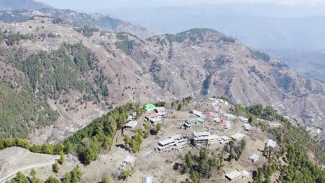 Luftaufnahme-Eines-Bergdorfes-In-Pakistan