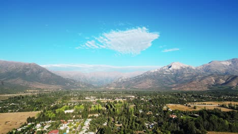 Siembra-Y-Cosecha,-Agricultura-En-La-Comuna-De-Pirque,-Pais-De-Chile