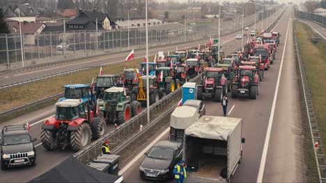 Farmers'-protest-in-Europe-in-Poland