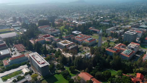 Luftaufnahme-Des-UC-Berkeley-Campus-An-Einem-Sonnigen-Tag