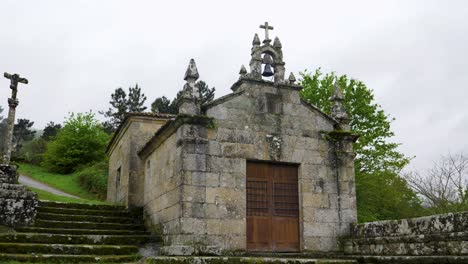 Church-of-Santa-María-de-Beade,-Ourense,-Galicia-spain