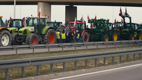 Farmers'-protest-in-Europe-in-Poland