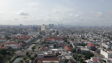 North-Jakarta-Facing-South-Towards-The-CBD-Drone-4K