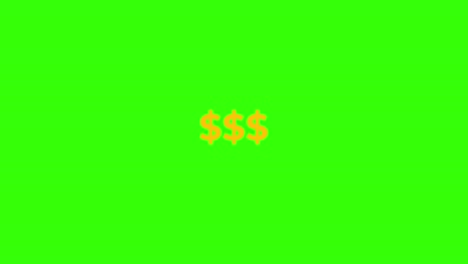 Gold-Dollar-symbols-in-Montserrat-animate-over-green-screen