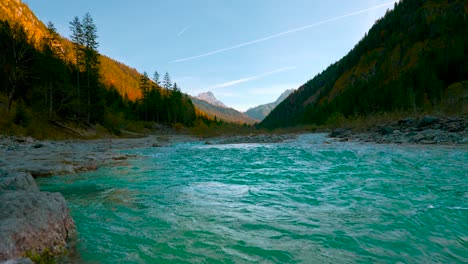 Isar-mountain-river