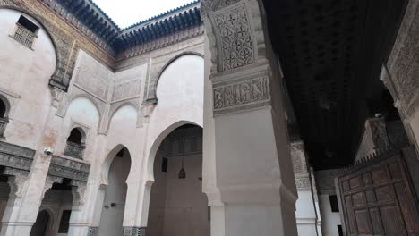 Authentic-run-down-palace-riad-in-the-medina-of-Fes-El-Bali-Fez-Morocco