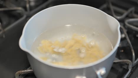 Olla-Sobre-Una-Estufa-Para-Cocinar-Pasta-En-Agua-Hirviendo.