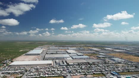 Panoramablick-Auf-Den-Industriepark-In-Der-Stadt-Reynosa,-Tamaulipas,-Mexiko